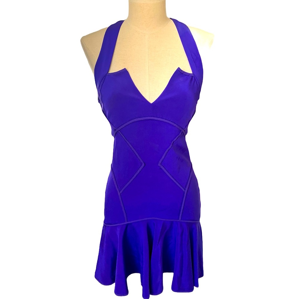Zac Posen Bright Royal Purple Blue Dress size 4